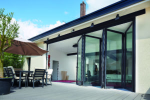 Sliding doors from aluminium